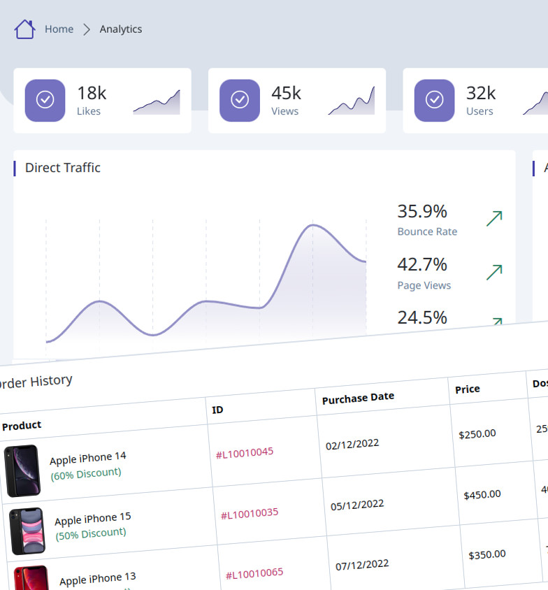 TikJoy analytics dashboard