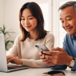 two persons studying tiktok marketing